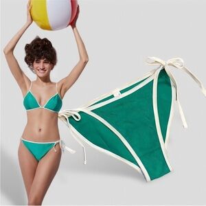 American Apparel Side Tie Terry Cloth Bikini Bottoms